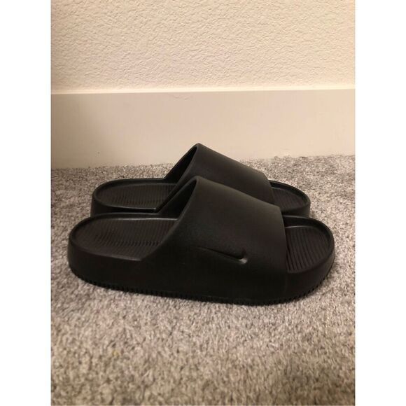 Nike Calm Slide Men's Size 8/ Women's Size 9 Black - Picture 3 of 8